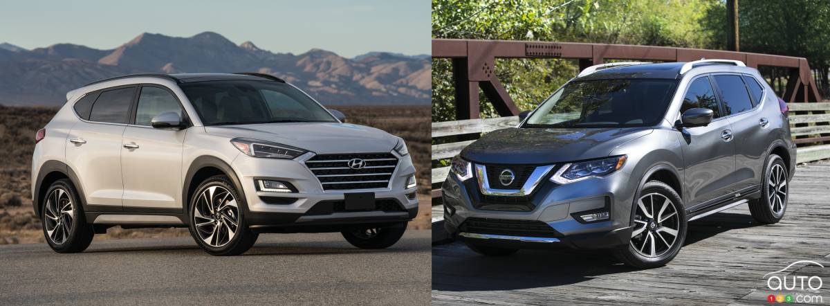 Comparaison : Hyundai Tucson 2019 vs Nissan Rogue 2019